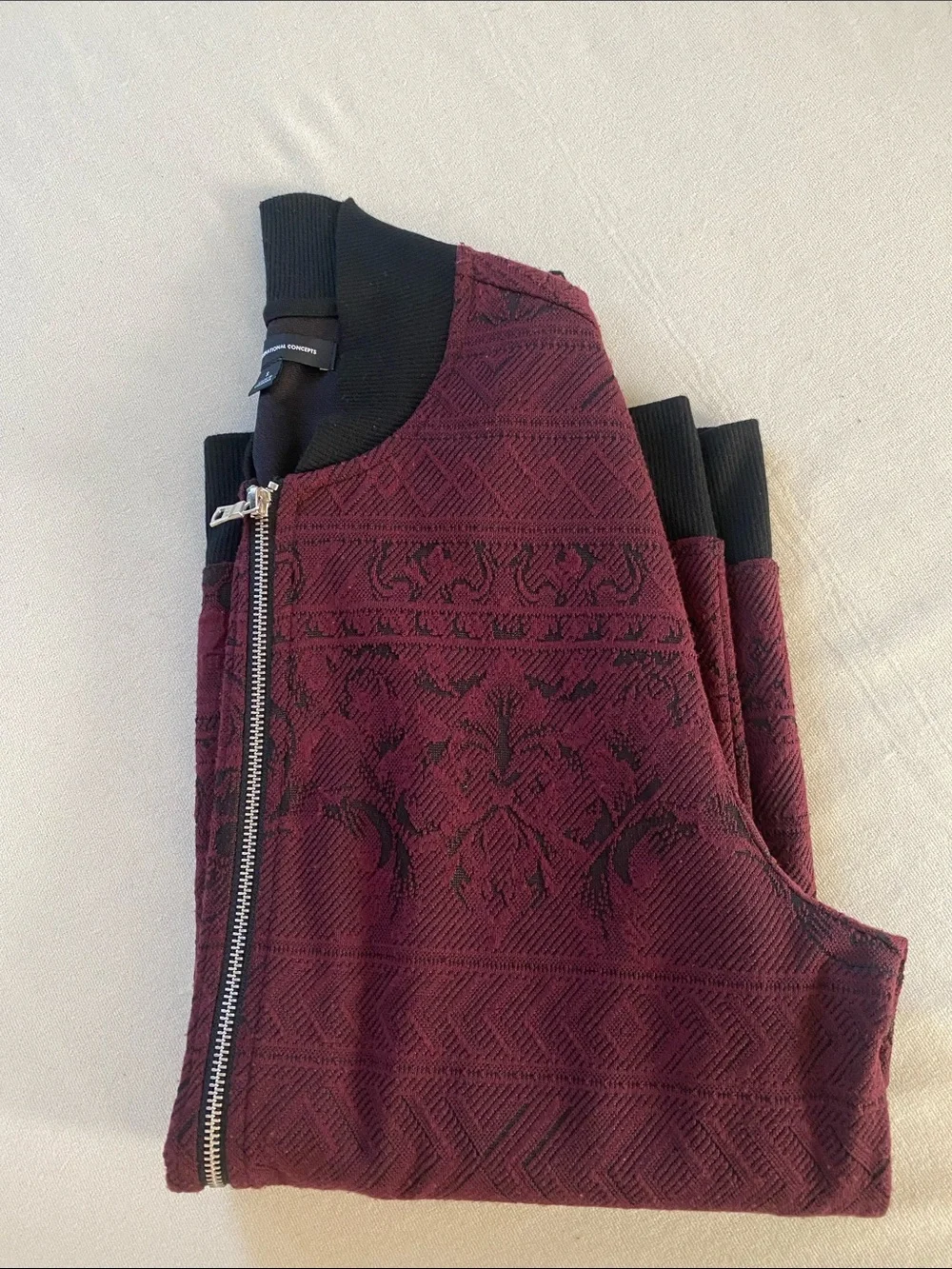 INC International Concepts rich burgundy
